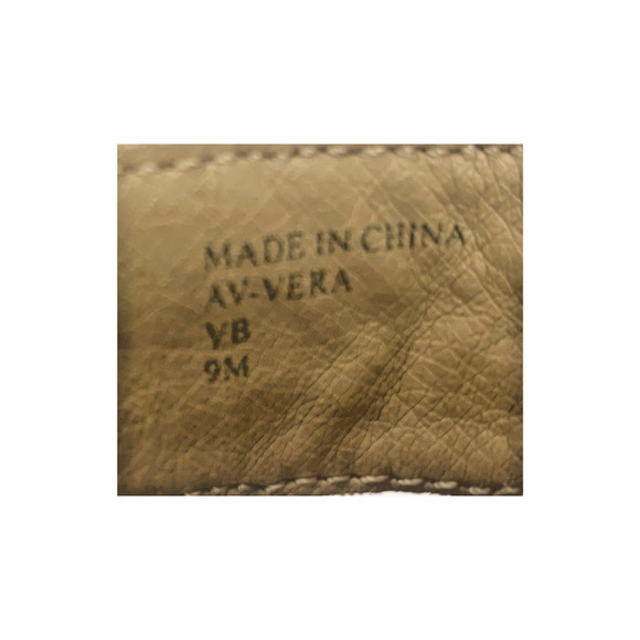 Adrienne Vittadini Sandals Vera Mauve Heels Faux Nubuck Leather Women's Size 9M - Picture 8 of 8